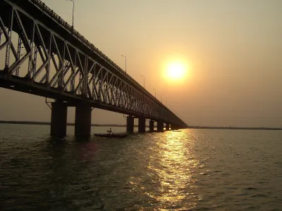 The Godavari Bridge.