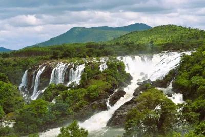 Shivanasamudra Falls on the Kaveri River