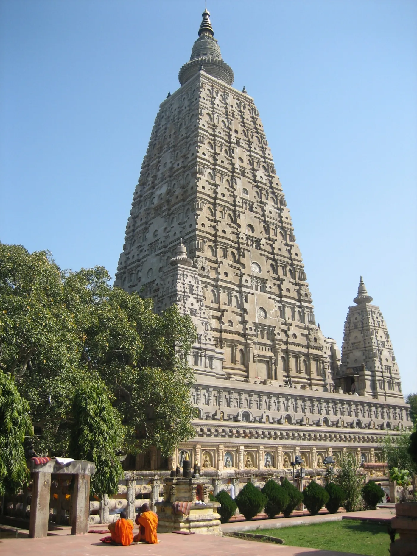 Maha Bodhi Temple, Bodhgaya, India.