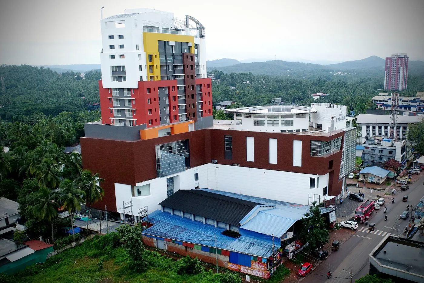 Manjeri Town Calicut Road View