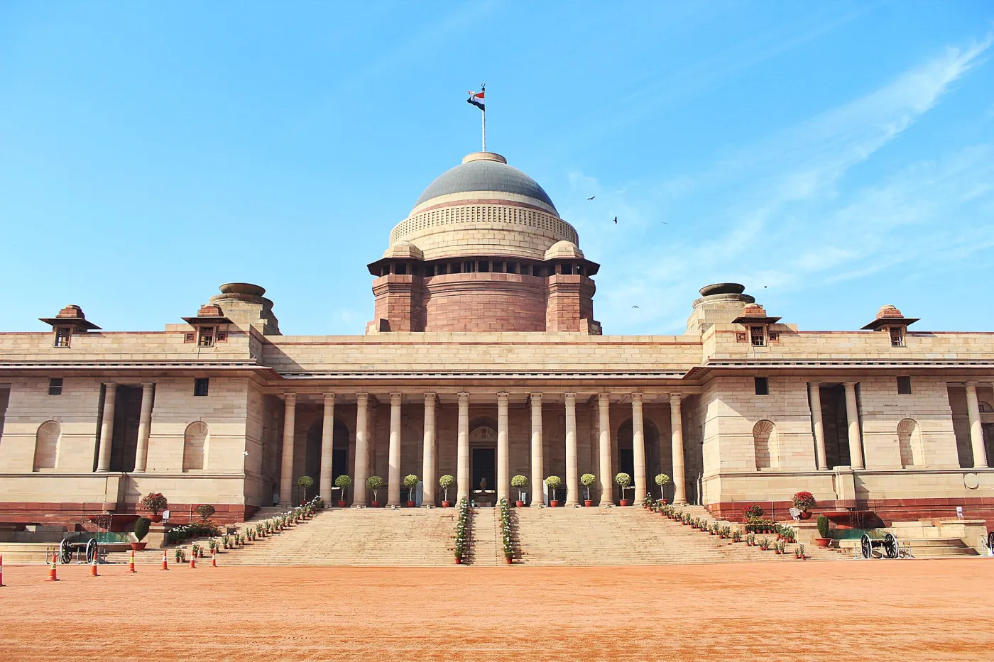The Rashtrapati Bhavan, formerly called Viceroy's House, in Delhi.