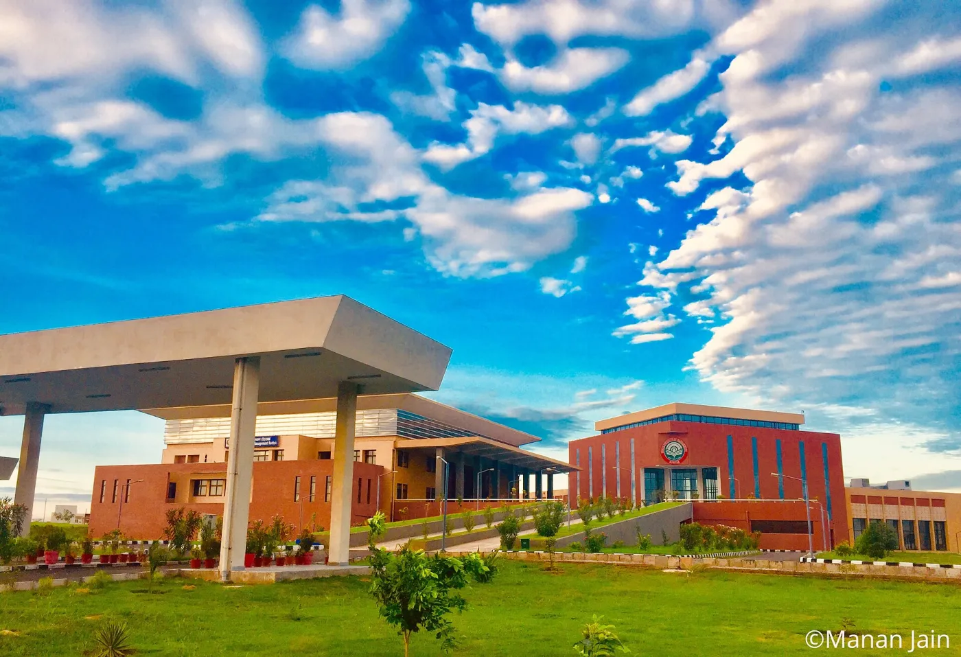 Main academic block of IIM Rohtak.